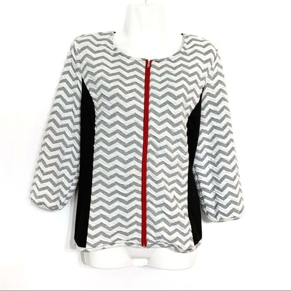 Stitch Fix Pixley Adair Chevron Print Jacket M NWOT